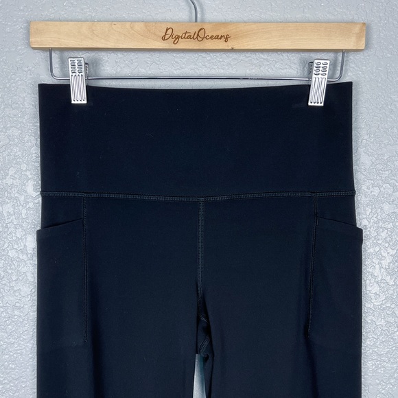 HOLIDAY DROP ✨ Athleta Salutation Stash Flare Pant, Black M/P (Med Petite) - EUC - Picture 4 of 10